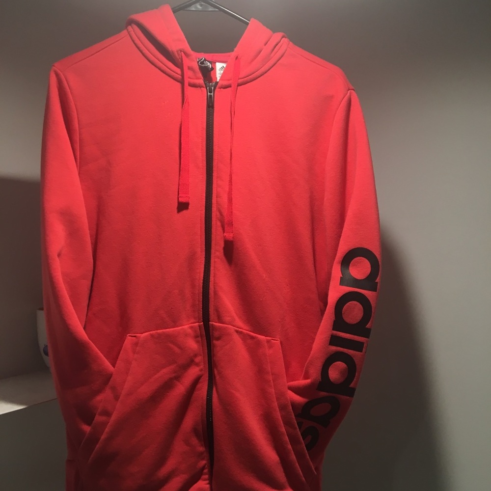 ADIDAS zip up sweatshirt